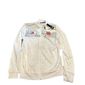 NWT Nebraska Cornhuskers adidas Football Strategy Camo Full-Zip Sideline Jacket